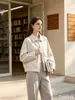ZA comercio exterior transfronterizo artículo popular ropa de mujer 2026 otoño nuevo moda europea y americana bolsillo cremallera bicolor chaqueta para mujer