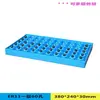 Suporte de Armazenamento CNC para Brocas Fresadoras 187 Furos Suporte para Mandril de Pinça Suporte para Pinças Prateleira Empilhável Multicamadas