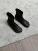 Nueva Colección Otoño/Invierno 2026: Botines redondos, cortos, elásticos, de ajuste ceñido, botines de moda con suela plana, botines para mujer sin cordones