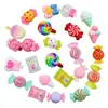 Serie de Caramelos Lindos Pegamento en Crema Accesorios para Funda de Teléfono Móvil Parche Agujero para Vaso de Agua Pasador Zapato Materiales Hechos a Mano para Hacer por Ti Mismo