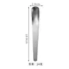 Cuchara de acero inoxidable para postres creativos, cuchara para remover polvo de raíz de loto, cuchara para helado, cuchara para rellenar bolas de masa hervida, venta al por mayor