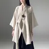 Fornecimento Direto da Fábrica Oc Moda Estilo Unissex Roupas Cos Top Novo Estilo Chinês Elegante com Gravata Manga Curta