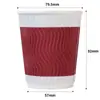 Paquete de 20 Vasos de Papel Deli 19213, 228ml, Aislados, Antiescaldado, Vasos de Papel Desechables para Agua y Café