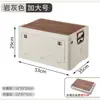 Caja de almacenamiento para camping al aire libre Xingyou, baúl plegable para picnic, caja organizadora, caja de almacenamiento con tapa de madera para coche, caja de almacenamiento