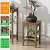 Nova mesa de entrada estilo chinês, mesa console ultranarrow, mesa de altar, mesa lateral, armário de entrada de parede, moderno e simples
