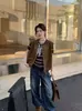 Nuevo Chaleco de Ante Estilo Coreano para Mujer Otoño 2026 con Bufanda, Estilo Vintage, Sin Mangas, Cuello Redondo, Chaqueta Chaleco Versátil