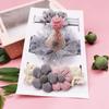 Nueva banda para el cabello de bebé estilo coreano lazo flor accesorios para el cabello de niños diadema cuidado puerta corona joyería traje caja de regalo