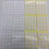Suportes para Pavio de Vela Adesivo Dupla Face para Pavio de Vela Diâmetro 2cm Amarelo 20 Adesivos para Velas