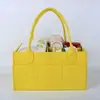 Bolsa de pañales de fieltro transfronteriza, bolsa de cosméticos de gran capacidad para mamá, madre y bebé, bandolera, plegable y fácil de transportar