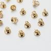 Capuz Banhado a Ouro Real 18K DIY Acessórios de Material para Colar Pulseira de Contas Feita à Mão
