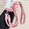 Cordón para Teléfono Dopamina Llavero de Cámara Colorido Correa de Muñeca Antiperdida Bolsa para Botella de Agua Correa Corta Tejida para Teléfono