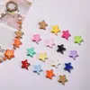 Macaron Pintura Colorida Agujero Pasante Acrílico Estrella de Cinco Puntas Cuentas Sueltas DIY Cadena de Teléfono Móvil Hecha a Mano Accesorios