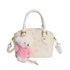 Bolsas Yuezi Moda Feminina Bolsa de Mão Novo Estilo Bolsa de Mão com Textura Estampada Bolsa de Ombro Casual Elegante de Alto Valor