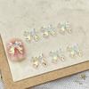 Aurora Lazo Cinta Accesorios para Arte de Uñas Color Mágico Tridimensional Lazo Cinta Combinable Resina DIY Accesorios de Armadura para Usar