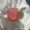 Pinza para el pelo con lazo a juego, accesorio para el pelo de tamaño pequeño, accesorio para la cabeza, pinza para el pelo de acetato rosa a la moda