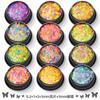 Misto Brilhante Adesivo Laser Nail Art Sequins Magic Butterfly Hexagonal Sequins Nail Art diy Maquiagem Body Drop Glue