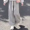 Conjunto de dos piezas para niñas, estilo coreano moderno, para primavera y otoño, estilo universitario versátil, sudadera de manga larga y pantalones casuales de color liso