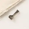 Acessórios de resina para brinquedos de comida em miniatura DIY, colheres transparentes em formato de coração, combinação de cena com cola de creme