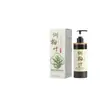 Champú con hoja de Platycladus orientalis y esencia de ginseng para control de la caspa, control de grasa, voluminizador, refrescante y suavizante, mejora la sequedad, apto para uso doméstico