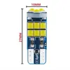 Luz de Posição LED Automotiva Yizhong T10 3030 15 LEDs Alta Luminosidade Decodificada Luz de Placa W5W Luz de Leitura Luz Pequena