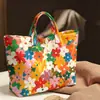 2026 Nuevo Sitio Independiente Transfronterizo Temu Bolso de Mano Impermeable PVC+Lona Portátil de Viaje Bolso de Hombro Bolso Tote