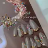 30 Colores Piedra Mineral Imitación Grava de Vidrio Asimétrica Pluma Decorativa Creativa DIY para Uñas Portaplumas Marco de Fotos Material de Relleno para Pintura