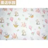 Algodón sarga sábana tela textil floral bebé estilo nórdico ropa de cama textil para el hogar tela al por mayor