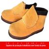 Sapatos de proteção trabalhista estampados no fundo do pneu para soldadores Anti-esmagamento Cowhide High-top Work Shoes Sapatos de proteção trabalhista de aço Baotou de alta resistência