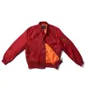 Normanlong Uniforme Militar Americano Força Aérea Ma1 Primavera e Outono Jaqueta Bomber Fina Masculina Solta Casal Nylon Uniforme de Baseball