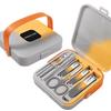 Kit de cortadores de unha anti-respingo alemão conjunto completo para uso doméstico cortadores de unha oblíquos de alta qualidade caixa de ferramentas especial para manicure beleza