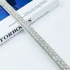 Cuerda de Tira de Vidrio Tubo Redondo de Pedrería Transfronteriza Accesorios para Joyería Accesorios para Ropa Línea de Corbata de Moño Tubo de Pedrería Venta al por Mayor