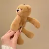 Lindo Pinza para el Cabello de Oso Acostado para Mujer 2026 Nuevo Clip de Peluche de Alta Gama Pinza para Flequillo Lateral Pasador Pinza Superior Accesorio para el Cabello