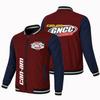 Chaqueta Deportiva con Cremallera para Hombre 2023 Nuevo Comercio Exterior Estilo Motociclista Japonés Moderno Atractiva Moda Insignia de Coche Cremallera Color Sólido