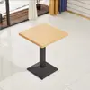 Mesa redonda quadrada pequena, mesa de jantar, mesa de luxo leve, loja de milk tea, loja de sobremesas, cafeteria, conjunto de mesa e cadeira para fast food, móveis para restaurante