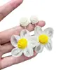 Brincos de Flor de Renda Super Fada para Mulheres, Novo Estilo Primavera e Verão, Versátil, High-End, Novos Brincos de Venda Quente de Nicho, Atacado