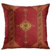 Amazon Nuevo Producto Indio Diwali Lino Estampado Funda de Almohada Especial Festivo Decoración de Sofá Venta Directa de Fábrica