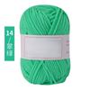 Lana de algodón lechoso de cuatro hebras al por mayor hilo para muñecas de 4 hebras algodón coreano hilo mediano delgado bebé niños hilo para crochet hilo para tejido a mano