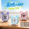 Venta al por mayor del fabricante despertador creativo de dibujos animados oso lindo regalo promocional para niños estudiantes despertador mini reloj de dibujos animados