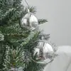 Venda Direta da Fábrica Bolas de Natal, Enfeites para Árvore de Natal, Decorações de Casamento Prateadas Eletrodepositadas, Bolas de Plástico para Pendurar, Itens Decorativos em Estoque