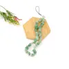 Cadena de Teléfono con Colgante de Perlas de Moda Estilo Ins Amatista Natural Piedra Triturada Correa para Teléfono Accesorios de Decoración DIY Venta al por Mayor