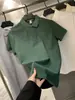 ¡Pedidos de fábrica! ¡Grandes Ofertas! Camisa Polo Básica Sencilla Casual Versátil de Manga Corta Color Sólido Nuevo de Verano Camiseta para Hombre