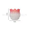 Copo de Vidro Tulipa Vela Perfumada Suporte de Vela para Decoração de Casa Ornamento Recipiente para Vela DIY Copo Vazio Frasco de Aromaterapia