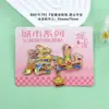 Imanes para Refrigerador de Tangshan, Souvenirs Turísticos, Regalos al por Mayor, Imanes de Refrigerador Magnéticos con Texto Metálico, Productos Culturales y Creativos