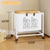 Cesto de Roupa Suja Grande Capacidade Transfronteiriço Cesto de Lavanderia Doméstico Cesto de Armazenamento de Roupas de Banheiro Barril de Armazenamento de Bonecas Cesto de Roupa Suja