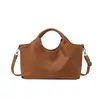 Bolso Tejido de Moda Transfronterizo, Nuevo Estilo de Gama Alta, Bolso Sencillo para el Trabajo para Mujeres de Mediana Edad, Gran Capacidad, Bolso Cruzado de un Solo Hombro