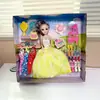Traje de muñeca de princesa lindo transfronterizo articulado móvil vestido de novia de princesa para niña juguetes de vestir para casa de juegos infantiles