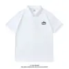 Camisa Polo Estilo Americano para Hombre, Manga Corta, Marca de Moda, Nuevo Modelo Verano 2025, Top Camiseta Holgada Casual de Media Manga con Cuello de Solapa