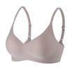 Ropa interior sin marcas, push-up de pecho pequeño, sin aros de acero, ajustable, con pecho recogido, transpirable, espalda bonita, sujetador de copa fija
