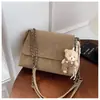 Bolso de Hombro Retro con Cadena para Mujer 2026 Otoño e Invierno Nueva Moda Versátil para el Trabajo Bolso Sobre de Gran Capacidad Bolso Cruzado de Moda