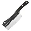 Cuchillo de Cocina, Hoja Forjada de Madera de Ala de Pollo, Cuchillo Dual de Corte y Rebanado Doméstico Afilado, Cuchillo de Rebanar, En Stock Transfronterizo con Envío Gratis